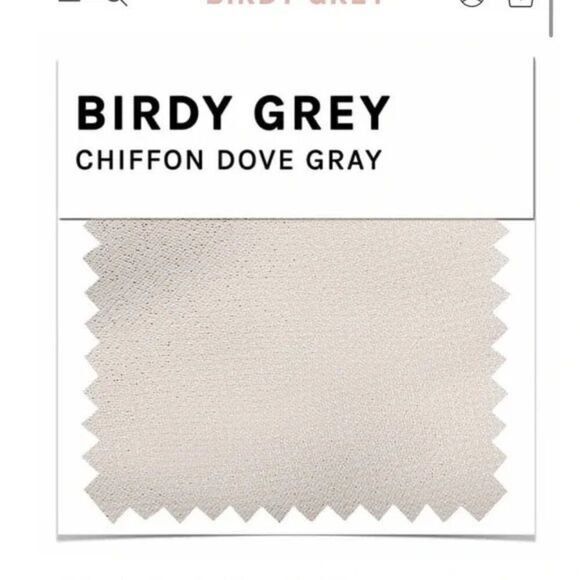 NEW Birdy Grey Moni Convertible Bridesmaid Dress in Dove Grey Chiffon Sz. Medium - Picture 11 of 12